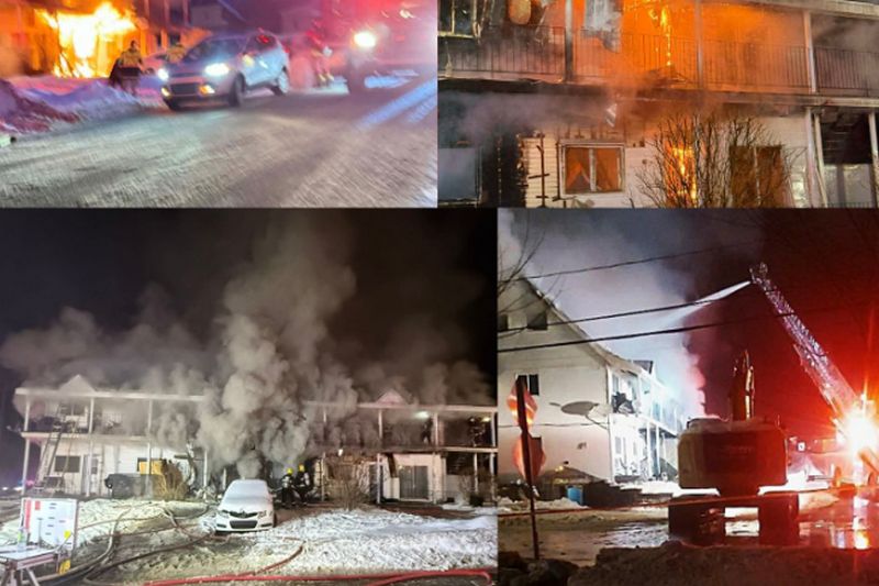 Incendie majeur à Richmond